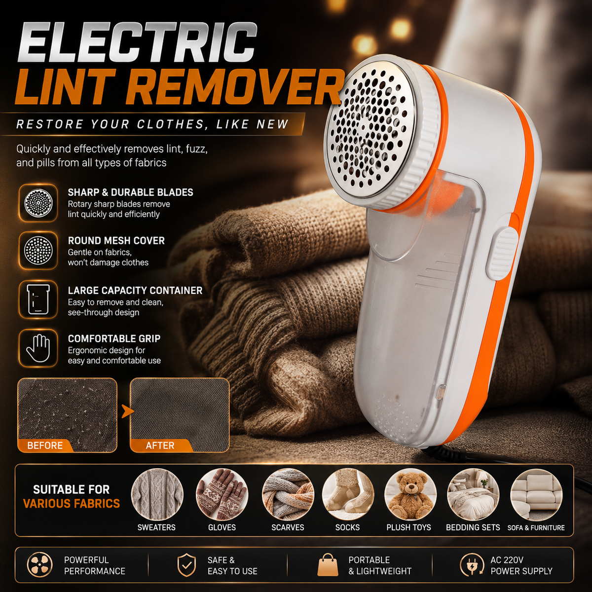Electric Lint Remover