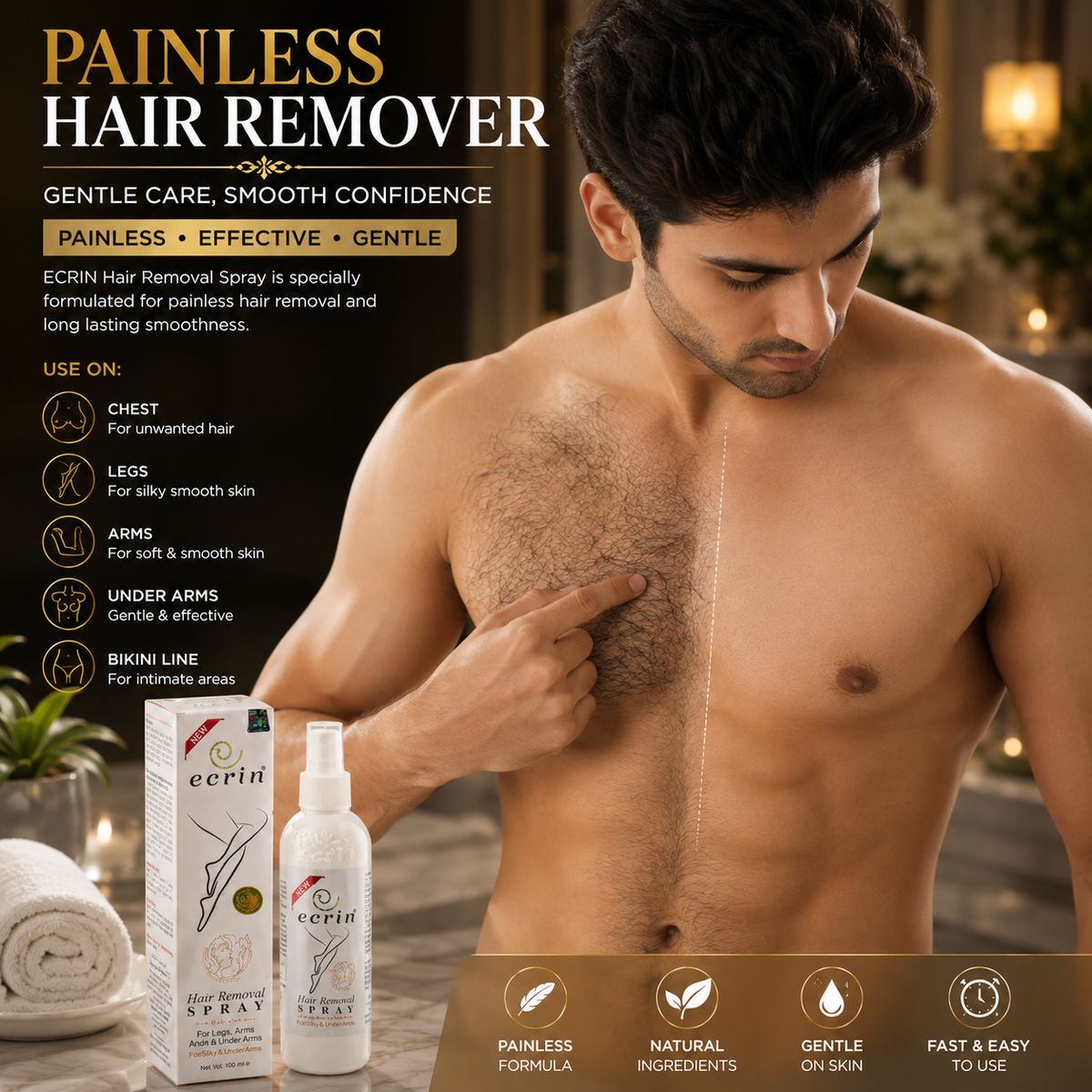 Ecrin Hair Removal Spray Original